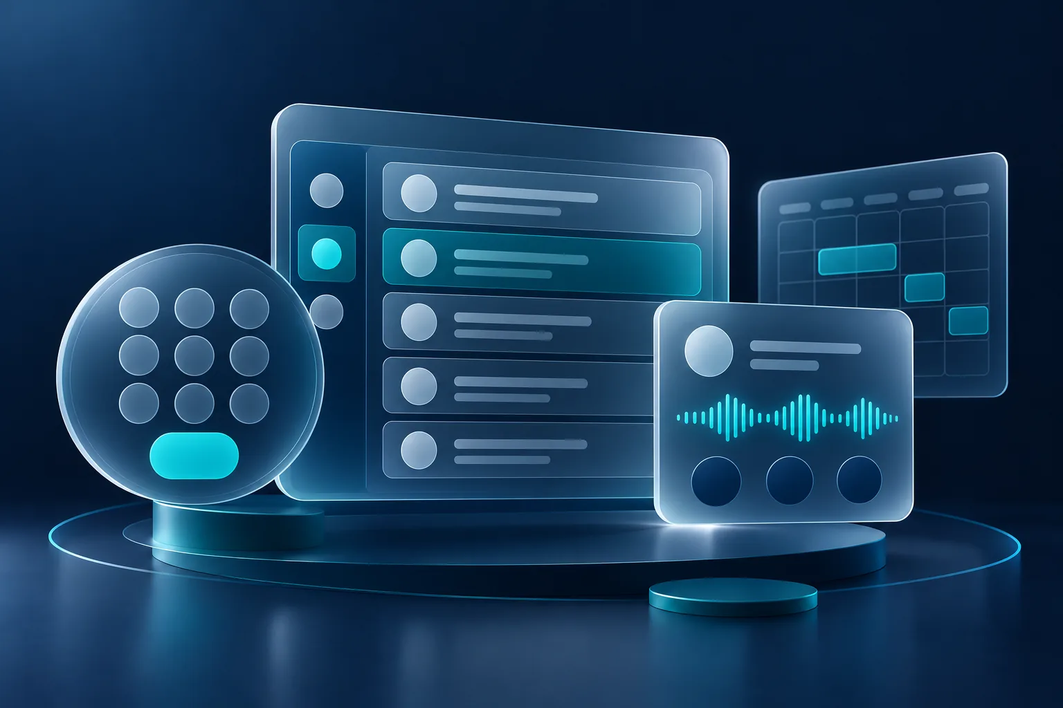 Illustration for CRM & call-center workspace